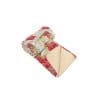 Cuvertura cocolino RED ROSE, cu 2 fete, trandafiri + crem, 210×220 cm