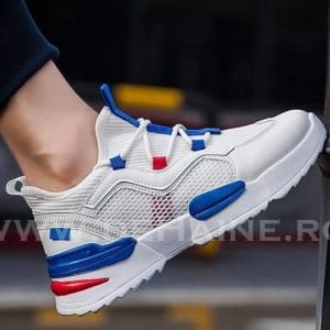 Adidasi barbati casual albi B3554 CHN-25 A31