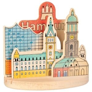 Decor din lemn pentru colorat – Hamburg