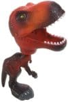 Dinozaur T-Rex roșu din plastic, 21 cm