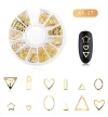 DISC 3D NAIL ART GOLD – 17