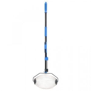 Dispozitiv de colectare nuci, albastru, 127 cm, oțel