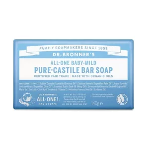 Săpun solid Organic de Castilia, Baby Mild, 140g | Dr.Bronner’s