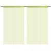Draperii cu franjuri, 2 buc., 140 x 250 cm, verde