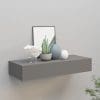 Dulap de perete cu sertar, gri, 60×23,5×10 cm, MDF