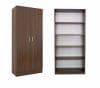 Dulap Modern Deco Wenge cu 2 Usi si 4 Polite de Depozitare, 200X80x40 cm, Pal 18mm si Cant ABS