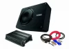 Pachet Subwoofer auto AUDISON APBX 10 DS + Amplificator Hertz D POWER 1 + kit de cabluri complet