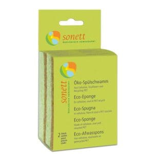 Burete ecologic pentru spalat vase, 2buc. | Sonett