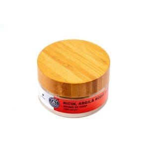 Spumă de Corp Ricin, Argilă Roșie și Roiniță, 100ml | Elixir H