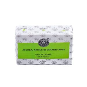 Săpun Cremă Jojoba, Argilă și Geraniu, 100g | Elixir H