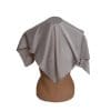 Esarfa Dama, tip Batic, Uni, Patrata, din Matase si Vascoza, 70x70cm, Gri