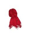 Esarfa Dama tip Sal, Casmir, Subtire, Sezon Rece, Uni, cu Franjuri, 200x68cm, Rosu