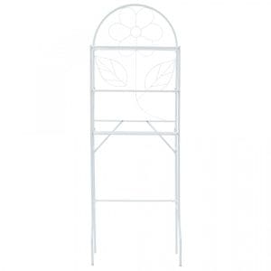 Etajeră de toaletă, alb, 60x33x174 cm