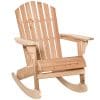Outsunny balansoar adirondack pentru gradina, 77x94x97 lemn | Aosom Ro