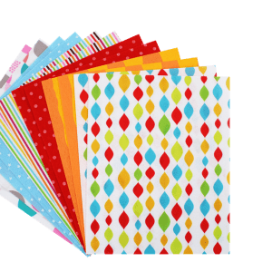 Fetru imprimat colorat – 12 modele, 24 x 30 cm – Reverie