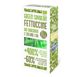 Paste Fettuccine din Soia Verde, 200g ECO| Diet-Food