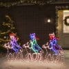 Figurină de Crăciun Cei trei magi, 504 LED-uri, 70×50 cm