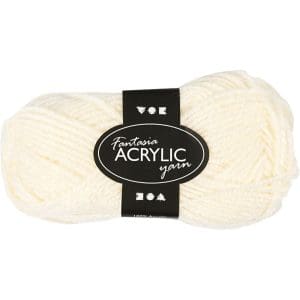 Fir acrilic, 20x50g – Off white