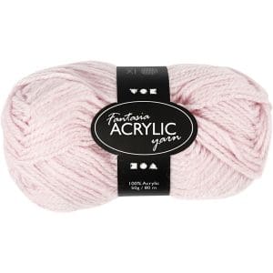 Fir acrilic, 50g – Roz deschis
