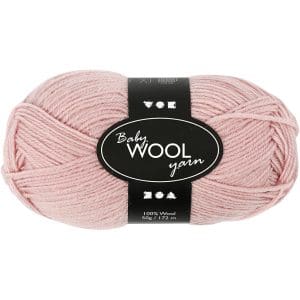 Fir merinos, 50g – Roz prăfuit