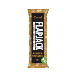 Baton FLAPJACK ARAHIDE ȘI CIOCOLATĂ, bio, vegan, fără gluten, 60g | Cerea
