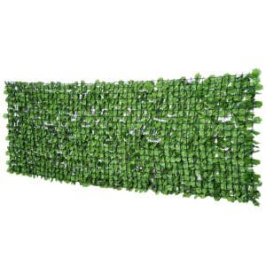 Gard artificial frunze artar Outsunny, 300x100cm, verde | AOSOM RO