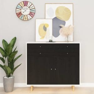 Folii mobilier autoadezive, 2 buc., lemn închis, 500×90 cm, PVC