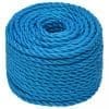 Frânghie de lucru, albastru, 14 mm, 25 m, polipropilenă