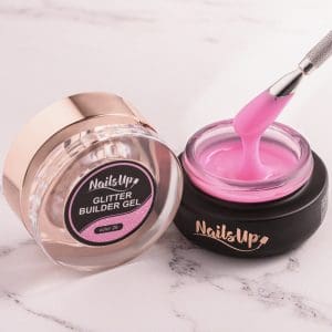 Gel Constructie Unghii Autonivelant Glitter NailsUp 30g – 26