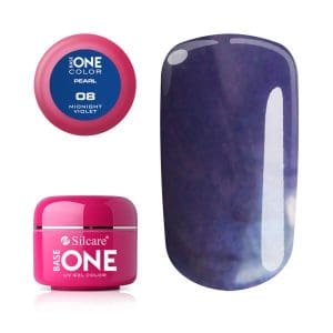 Gel UV Color Base One 5g Pearl- Midnight Violet 08