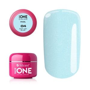 Gel uv Color Base One Silcare Pixel Pop Art Blue 04