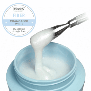 Gel UV Mack’s Fiber Champagne White 15g