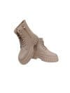 Ghete Dama, Piele Ecologica, Interior Imblanit, OniBell Star Fashion, Crem, 39