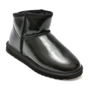 Ghete EMU negre, W12922, din piele naturala