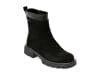 Ghete EPICA negre, 30587, din piele intoarsa