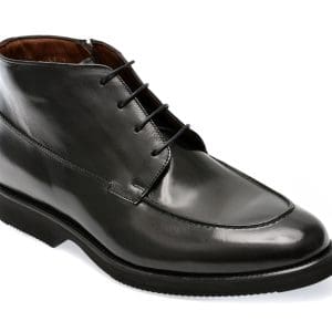 Ghete EPICA negre, 63804, din piele naturala