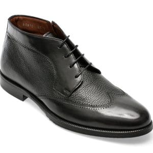 Ghete EPICA negre, 63810, din piele naturala