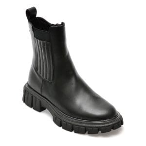 Ghete FLAVIA PASSINI negre, W20F28, din piele naturala