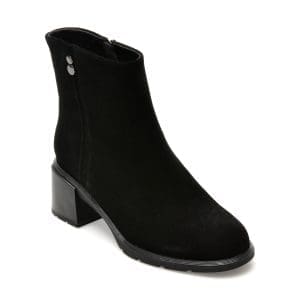 Ghete FLAVIA PASSINI negre, W40F121, din piele intoarsa