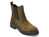 Ghete GEOX kaki, D26D0A, din piele intoarsa