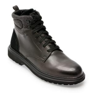 Ghete GEOX negre, U36FBD, din piele naturala