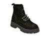 Ghete GRYXX negre, 4181128, din piele intoarsa