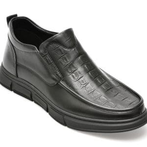 Ghete GRYXX negre, 91102, din piele naturala