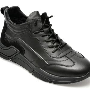 Ghete GRYXX negre, J230019, din piele naturala