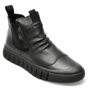 Ghete GRYXX negre, J230026, din piele naturala