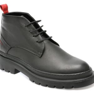 Ghete GRYXX negre, MB8005, din piele naturala