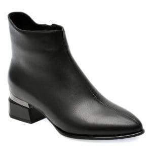 Ghete GRYXX negre, RA2123, din piele naturala