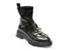 Ghete IMAGE negre, 574159, din piele naturala lacuita