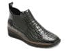 Ghete RIEKER negre, 53794, din piele croco