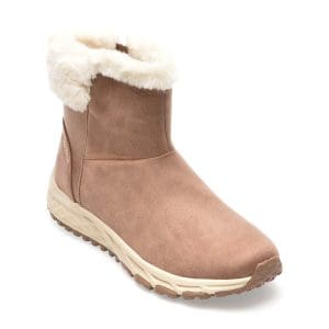 Ghete SKECHERS maro, ESCAPE PLAN, din material textil